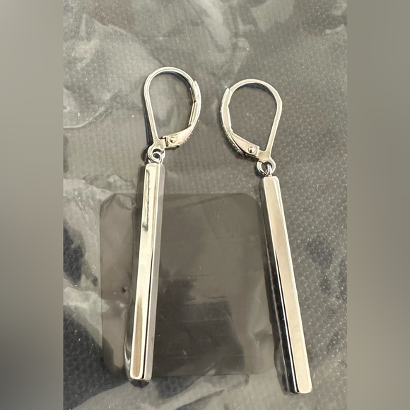 Silver Dangle Earrings - Picture 1 of 2